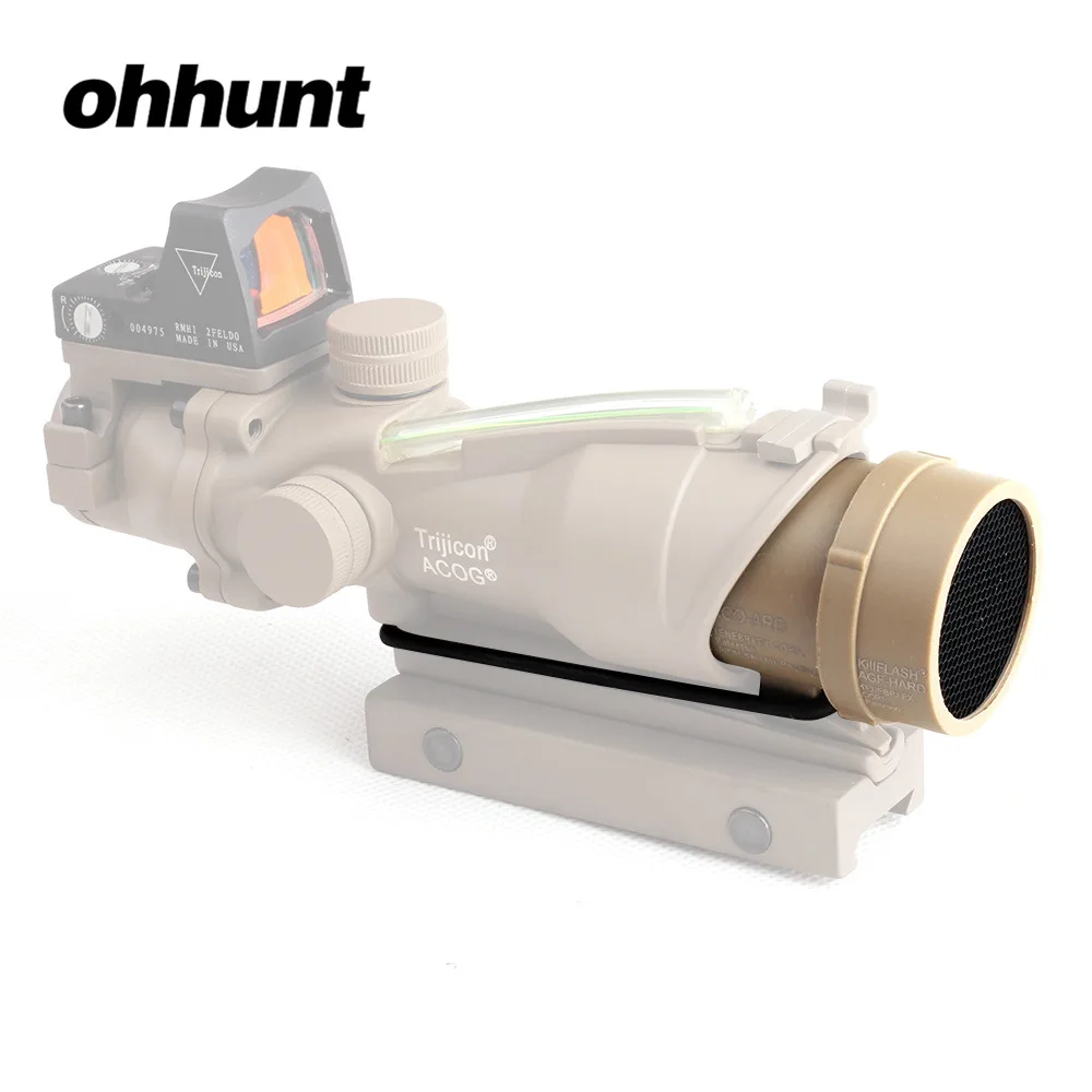 Ohhunt Черный Tan Цвет Алюминий KILLFLASH Защитник Защитная крышка для Trijicon ГСГА серии
