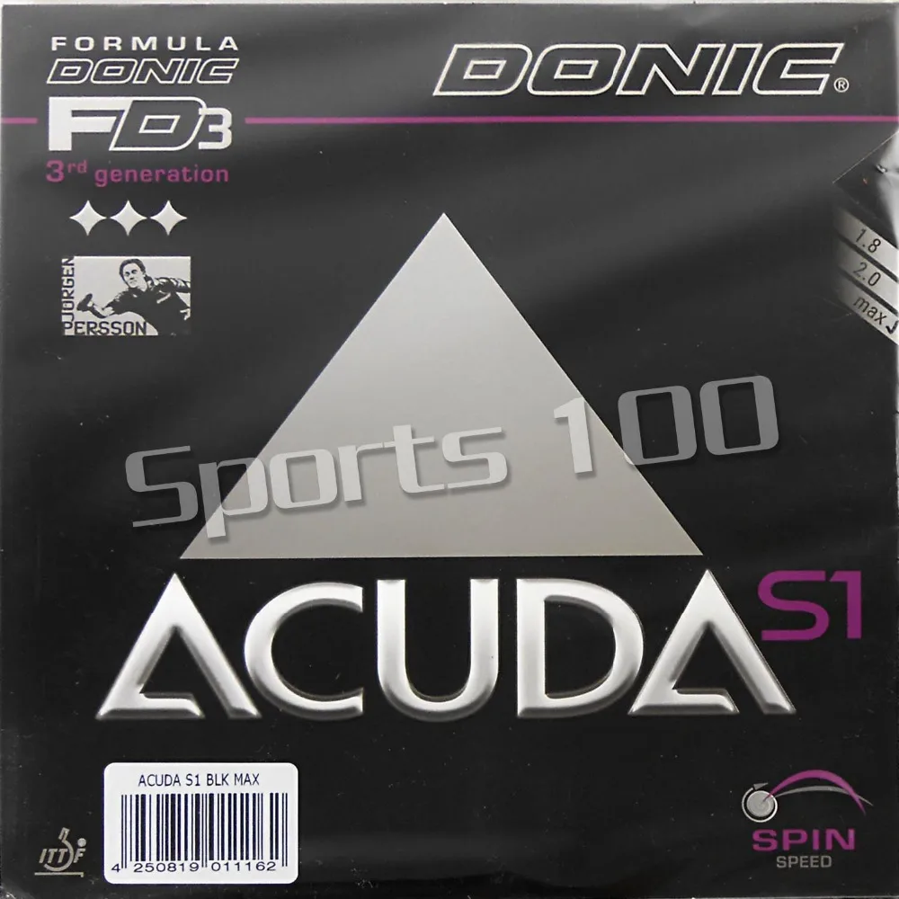 2 шт Donic ACUDA S1 S 1 12081 # с бугорками настольный теннис пинг понг резиновый губкой 2015
