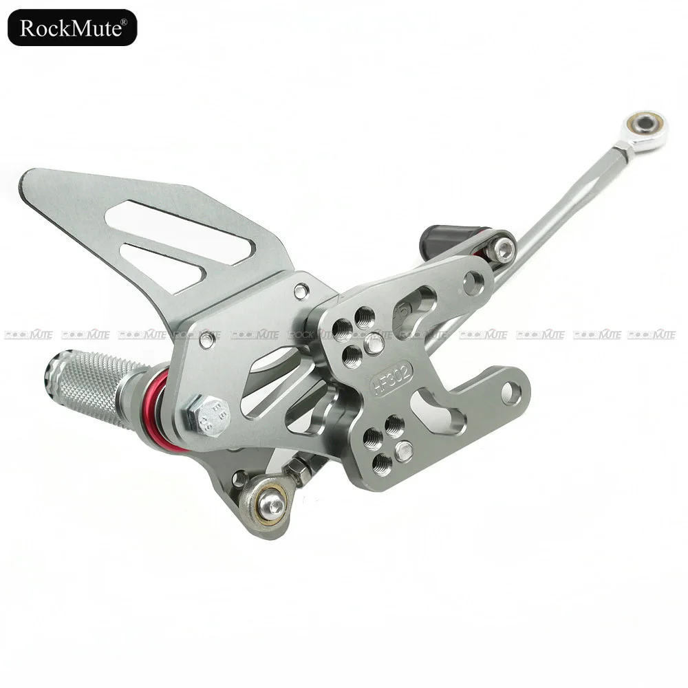Мотоцикл Rearsets для Kawasaki Ninja ZX 10R ZX10R 2004 2005 CNC регулируемая подножка рычаг