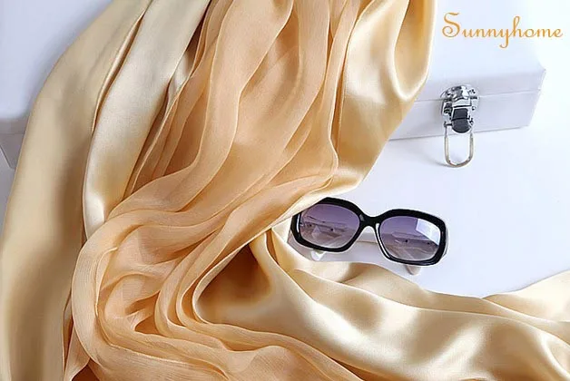 Aztec Женский Осенний модный свитер hijabs100 % Сатиновые шелковые золотистые шарфы и