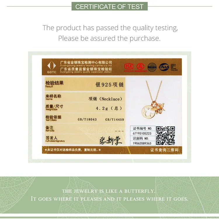 WOSTU 925 пробы серебряный золотой цвет королева ожерелье пчелки сверкающий циркон кулон для женщин модные ювелирные изделия подарки CTN080