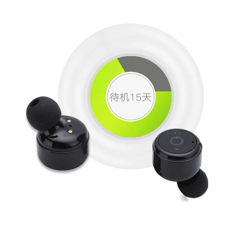 SITOOSHE Bluetooth наушники X2T мини настоящие Беспроводные с зарядным устройством