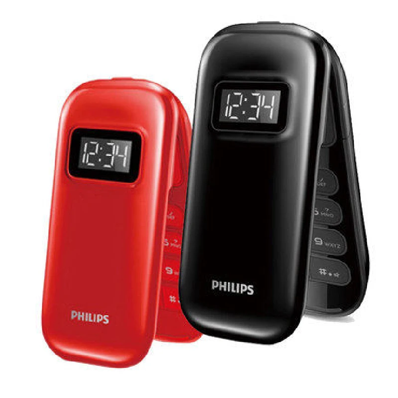 Оригинальный Philips E320 откидная крышка клавиатура телефон MTK 2 6 дюймов 1000 мАч FM