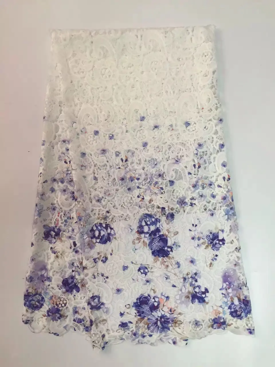( 5 ярды / lot ) ajy016 В продаже красочные африканская печать шнур кружевной ткани