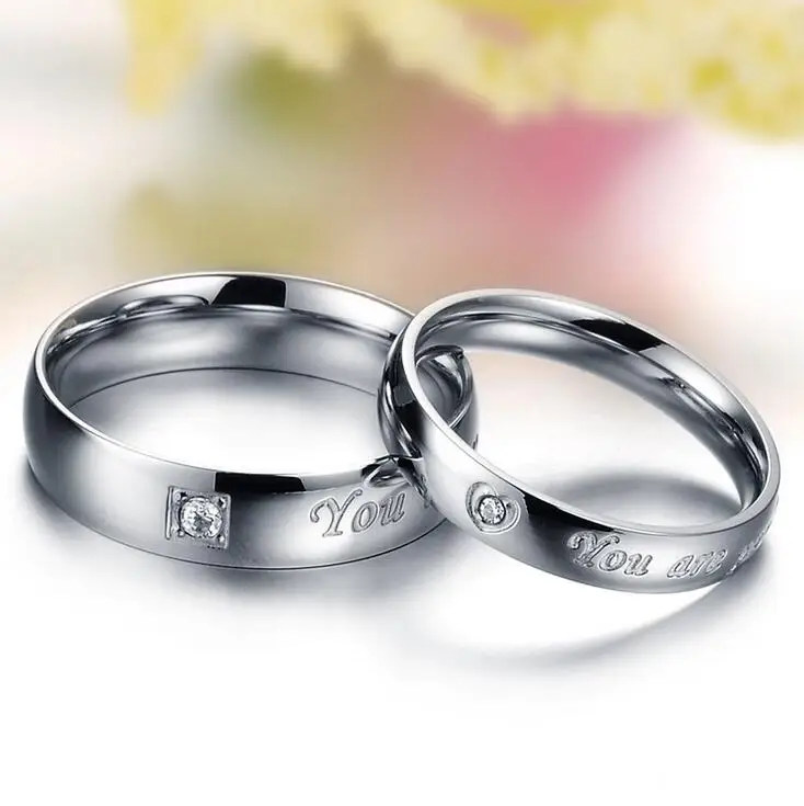 Модные ювелирные изделия оптовая продажа кольца из нержавеющей стали Серебряный