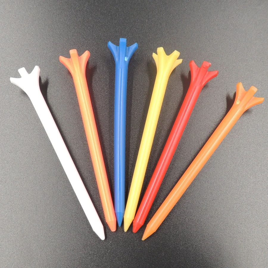 Tee 5 Claw Less Resistance Durable Plastic Golf Tees