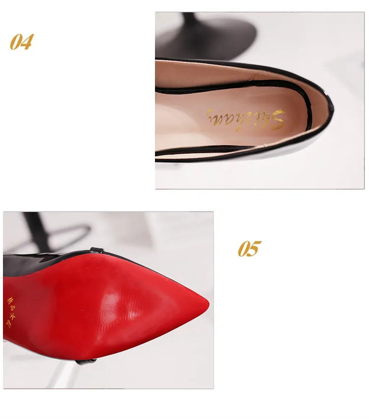 6cm Size 25-61 Pointed Toe Women Banquet Pumps Lady Wedding Party Shoes Leather Casual Canvas Dancing High Heels G115 | Обувь