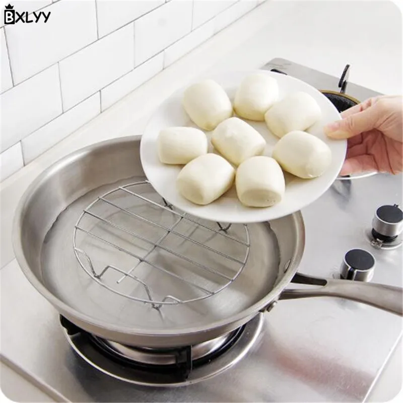 BXLYY Multi-function Stainless Steel Steaming Dish Not Three-legged Rack Cooking Insulation Pad Kitchen Accessories.7z | Дом и сад