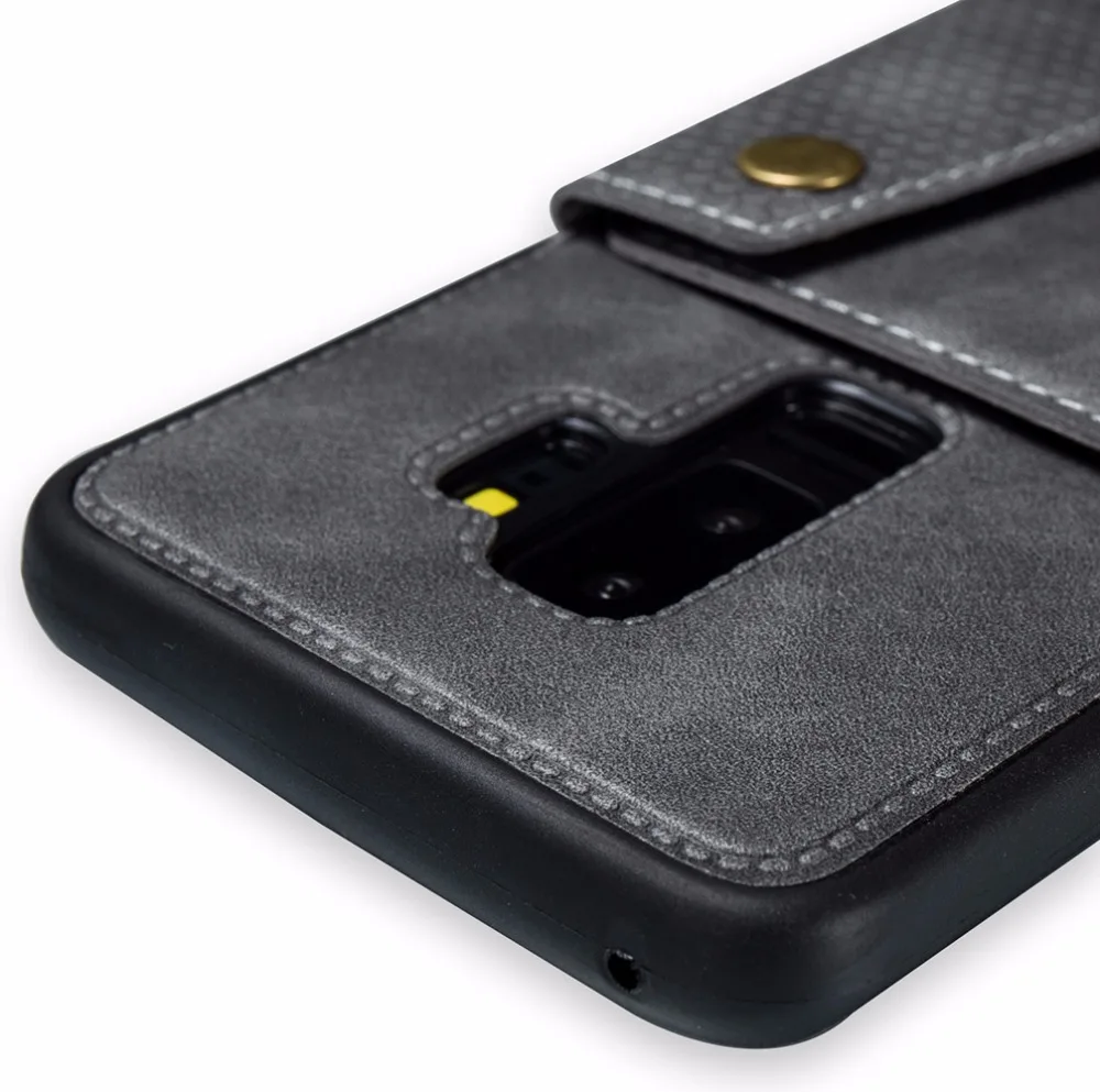 Для samsung Galaxy S9 плюс чехол Магнитная подставка + G9650 охватывает телефон Сумки