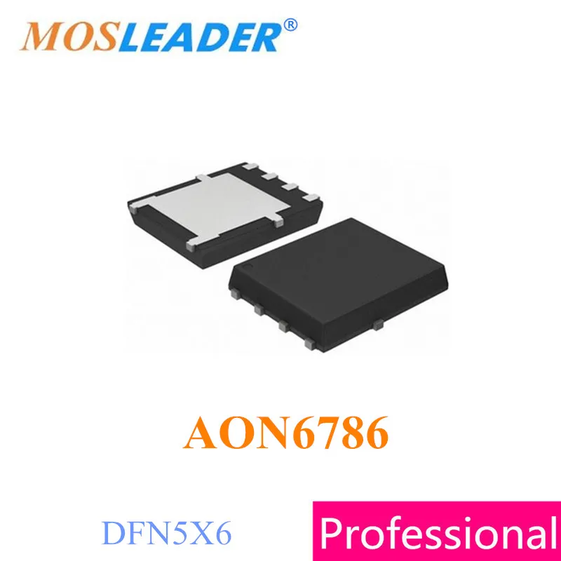 Mosleader AON6786 DFN5X6 50 шт. 100 QFN8 N Channel 10В высококачественные оригинальные Mosfets|mosfet 100pcs|mosfet