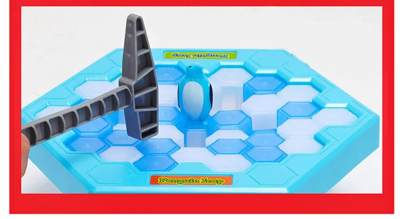 Игра ледяная ловушка в виде пингвина Игрушки для раннего развития подарки на