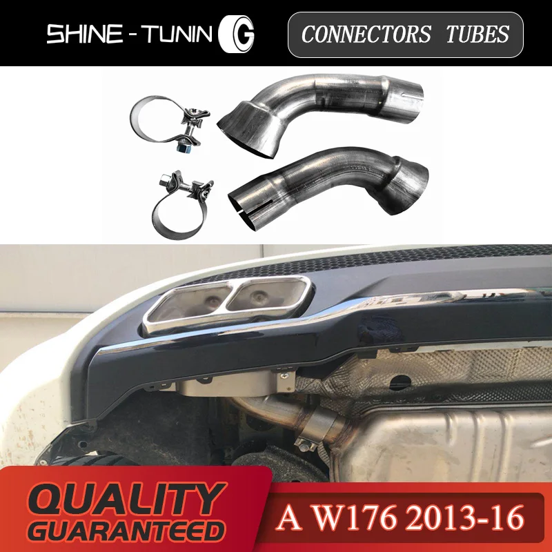 Подходит для W176 A180 A200 A220 A250 A45 стильные диффузорные трубки выхлопная мощность 2013