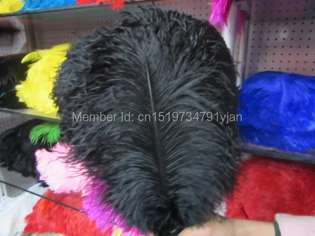 Бесплатная доставка! Оптовая продажа 10 шт. натуральные страусиные перья 35 40