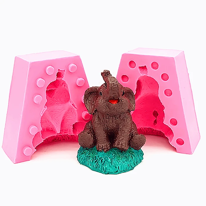 Слон 3D благовоний камень благовония шигаомусимо декоративная форма для торта