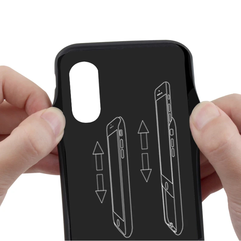 Чехол для аккумулятора iphone X 4000 мАч новейший модный тонкий чехол резервного