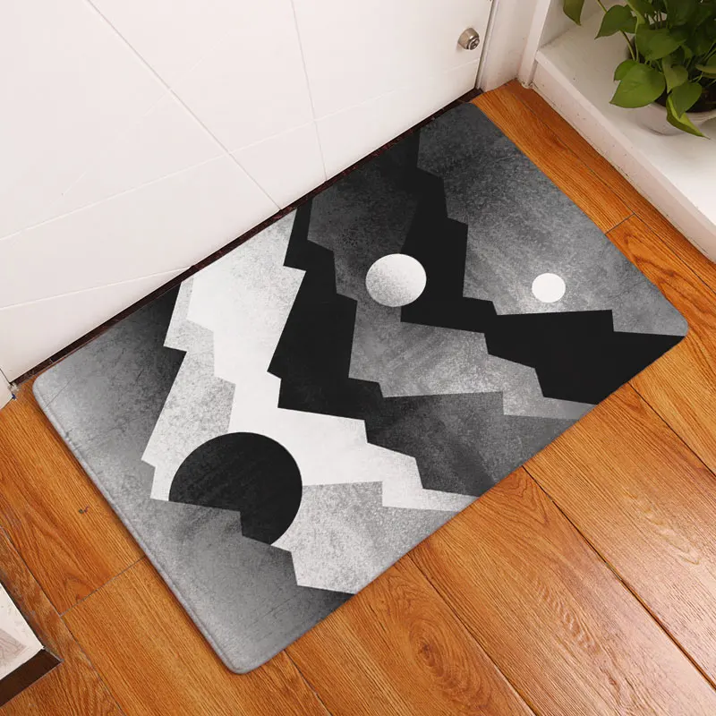 Monily скандинавские Противоскользящие коврики для двери водонепроницаемые ковры