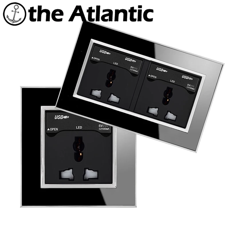 Atlantic Универсальный Великобритании стандартный разъем USB 146/86 Тип 13A/10A Роскошные
