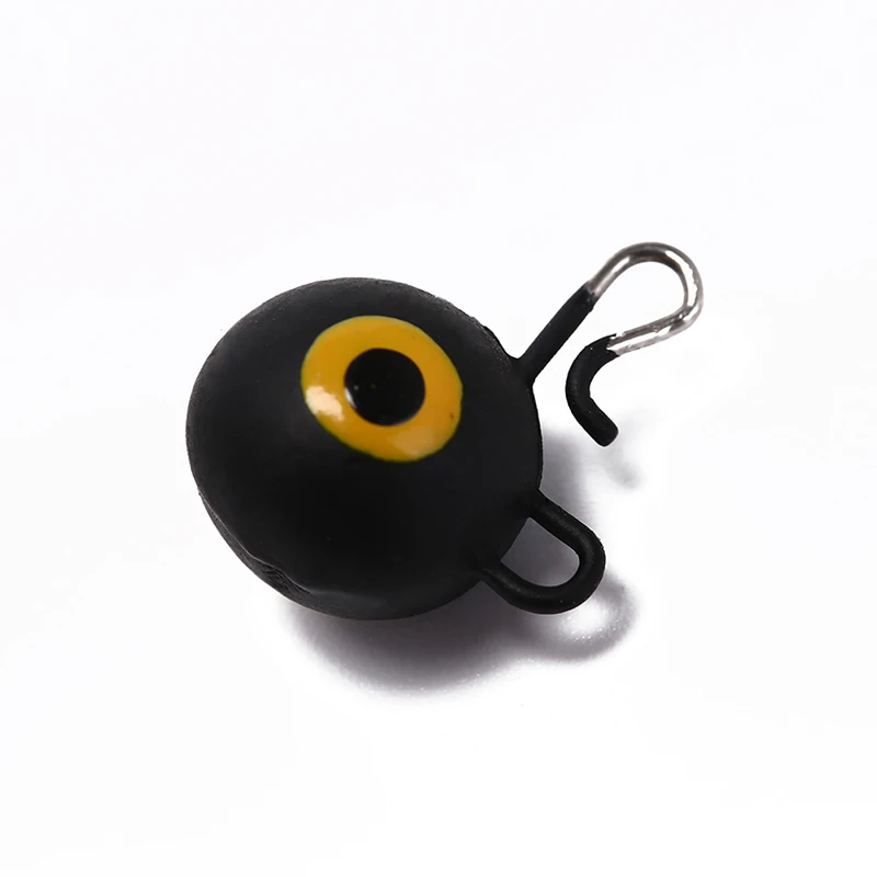 5 шт./компл. 3g/4g/5g 3D глаз Jig Head свинцовые глубокий-пульки, Вес мягкие приманки Техас рыболовные снасти аксессуары 3 цвета