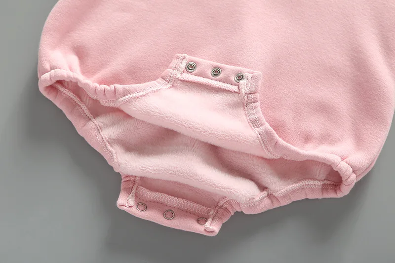 

New Rabbit Ear Baby Boy Winter Clothes Fleece Hooded Newborn Baby Rompers Baby Costume Toddler Girls Romper Baby Jumpsuit Boys