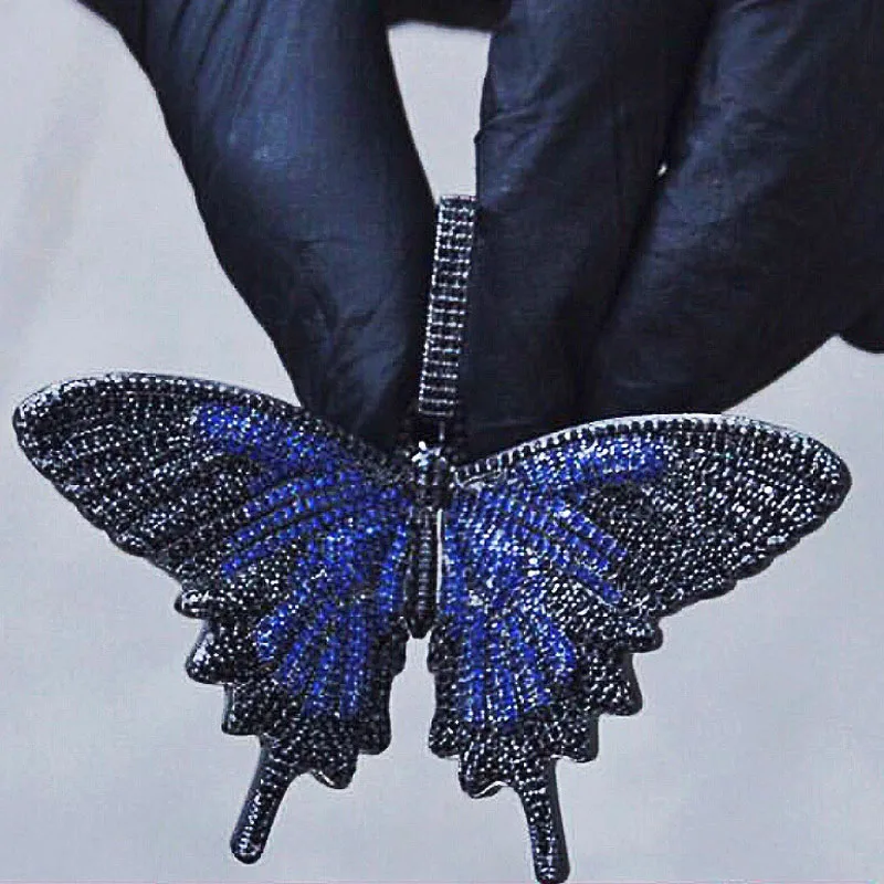 Ожерелье мужское в стиле хип хоп микро закрепка кубический цирконий AAA украшение