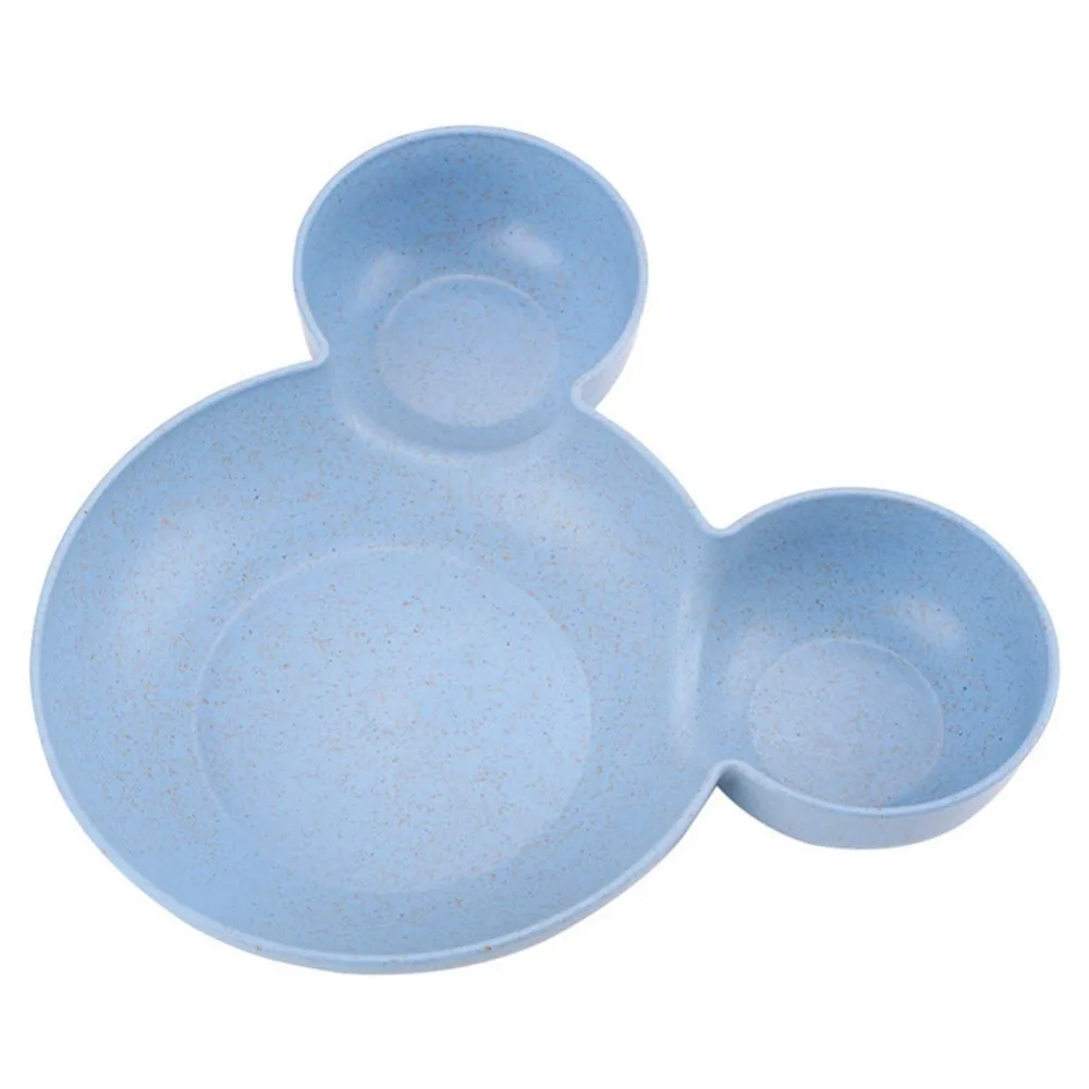 BPA free пшеничная детская миска мультяшная посуда Пшеничная солома тарелка