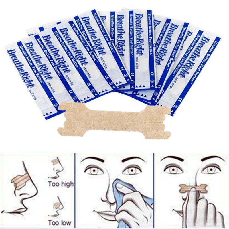 

2000pcs 55x16mm Professional Anti Snoring Nasal Strips Better Breath Nasal Strips Right Way Stop Snore Easier Breath Good Sleep