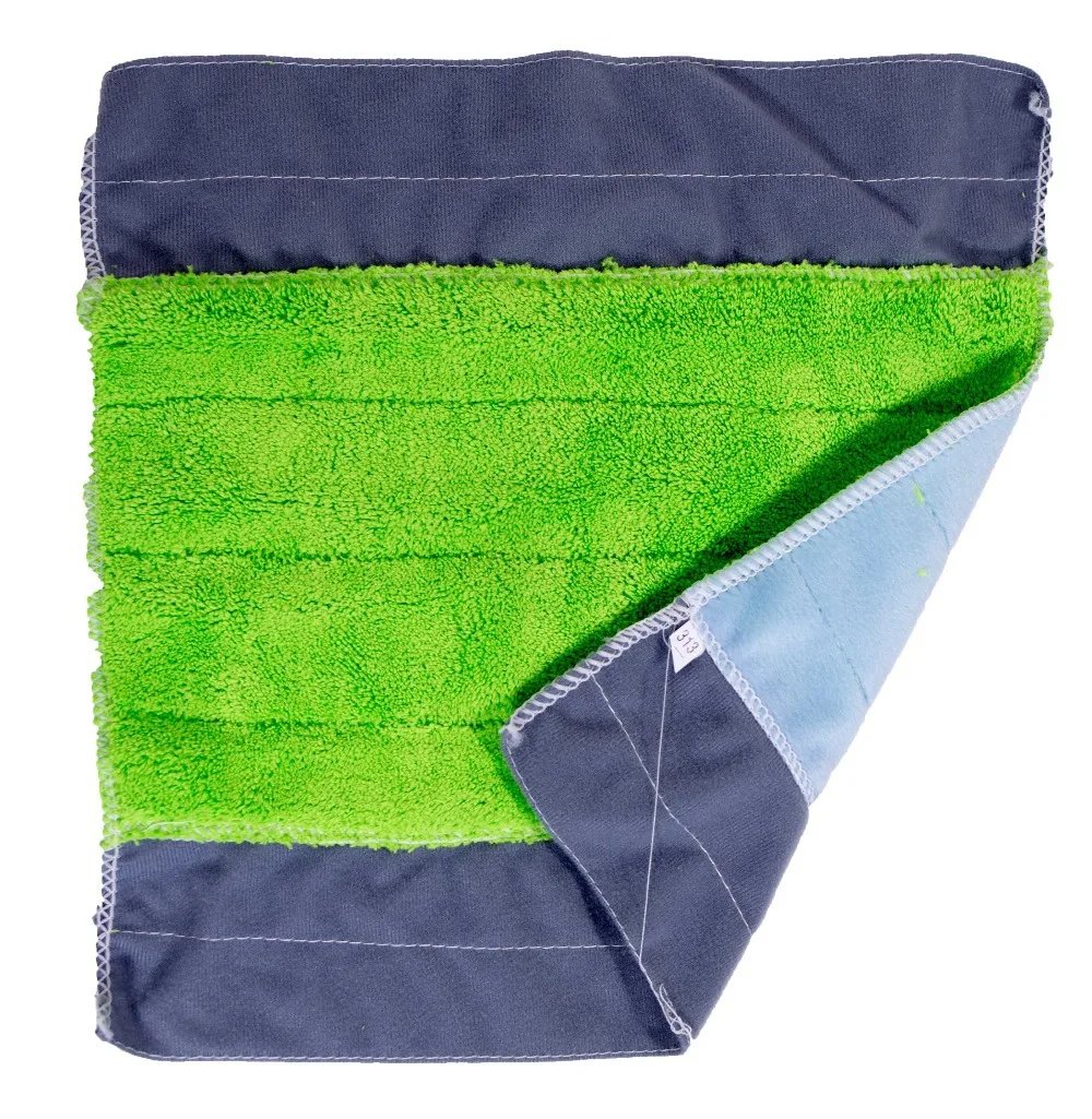 Швабра с тряпкой из вискозы и телескопической ручкой (117см) на зажимах | Дом сад