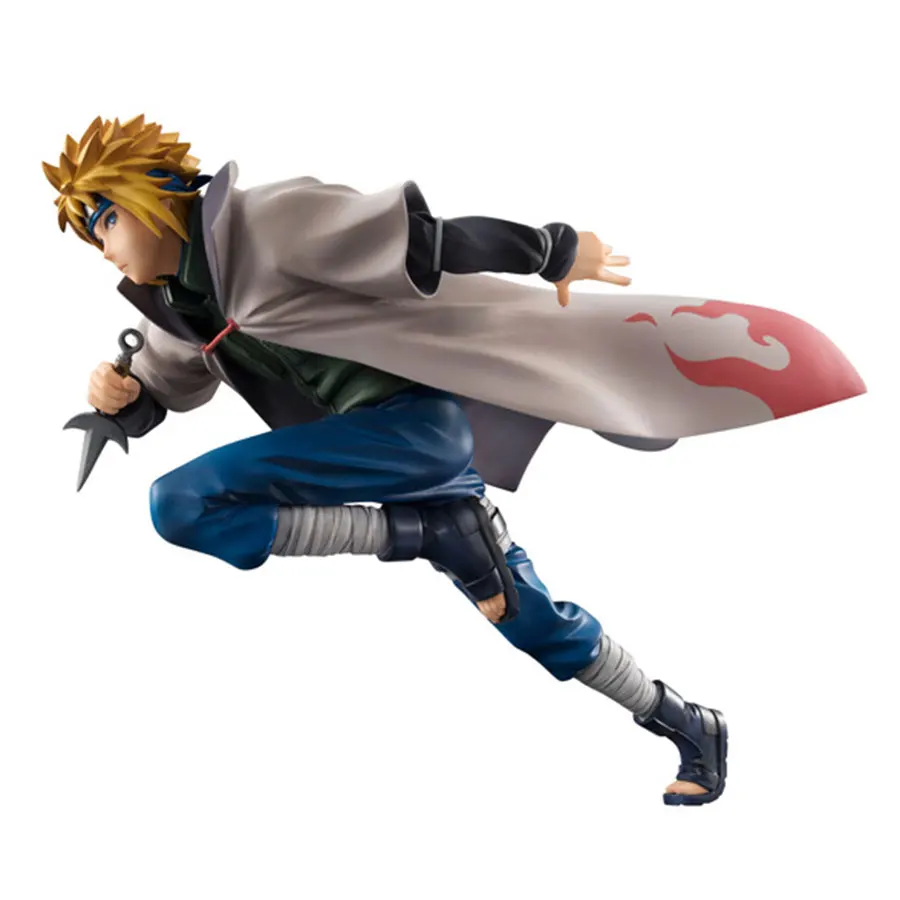 Наруто Shippuden Yondaime Namikaze Minato ПВХ фигурка Shuriken Коллекционная модель игрушки подарок