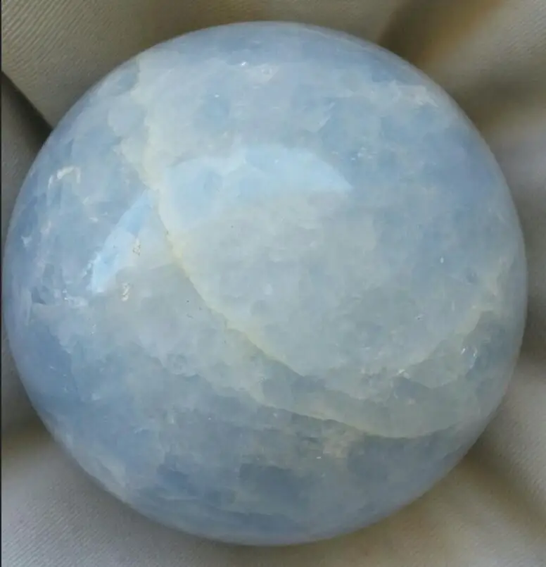 Hot Sell Asian Blue Kyanite Quartz Crystal Healing Ball Sphere Celestite ball +Stan 70mm | Дом и сад