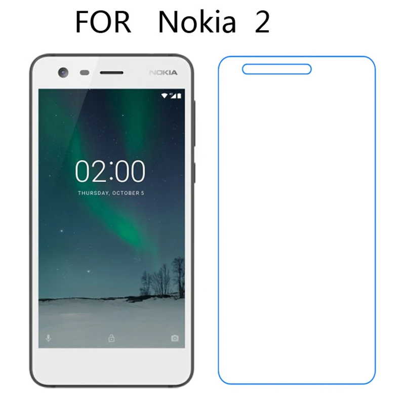 2 шт. защитная пленка для экрана Nokia закаленное стекло на телефон Nokia2 стеклянная