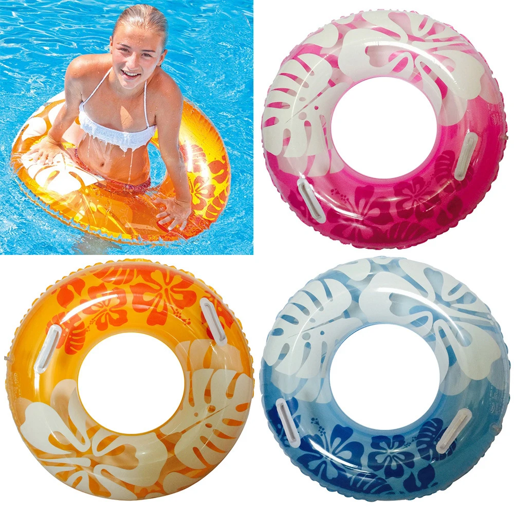 

Inflatable Swimming Circle Air Mattress adult Float Seat Boat Tube Ring Rubber Swim Swimming Pool Toys Ring Portable