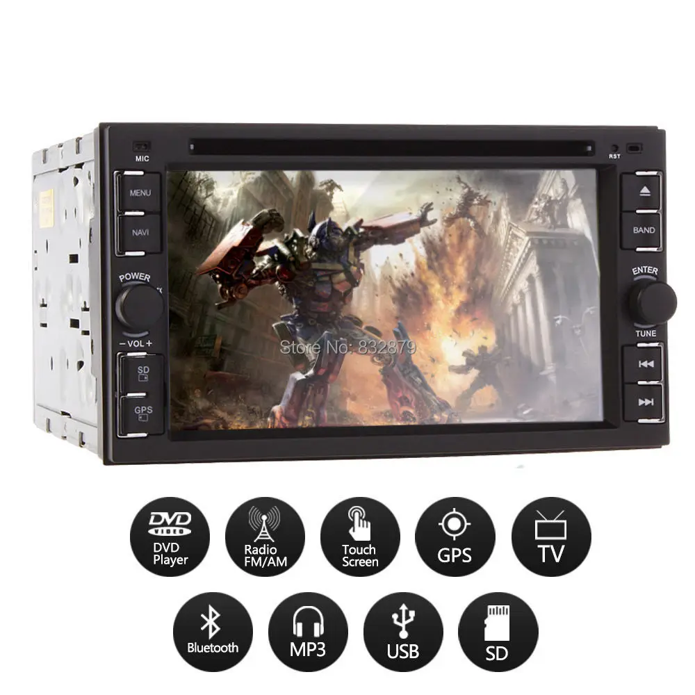Бесплатная Камера Автомобиля DVD GPS Навигация Два 2DIN Автомобилей Стерео Радио