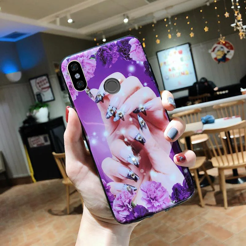 Мягкий чехол для Xiaomi Redmi Note 5 6 Pro RedMi 5A XiaoMi Xiomi Mi A1 5X Блестящий Алмазный redmi 8 |