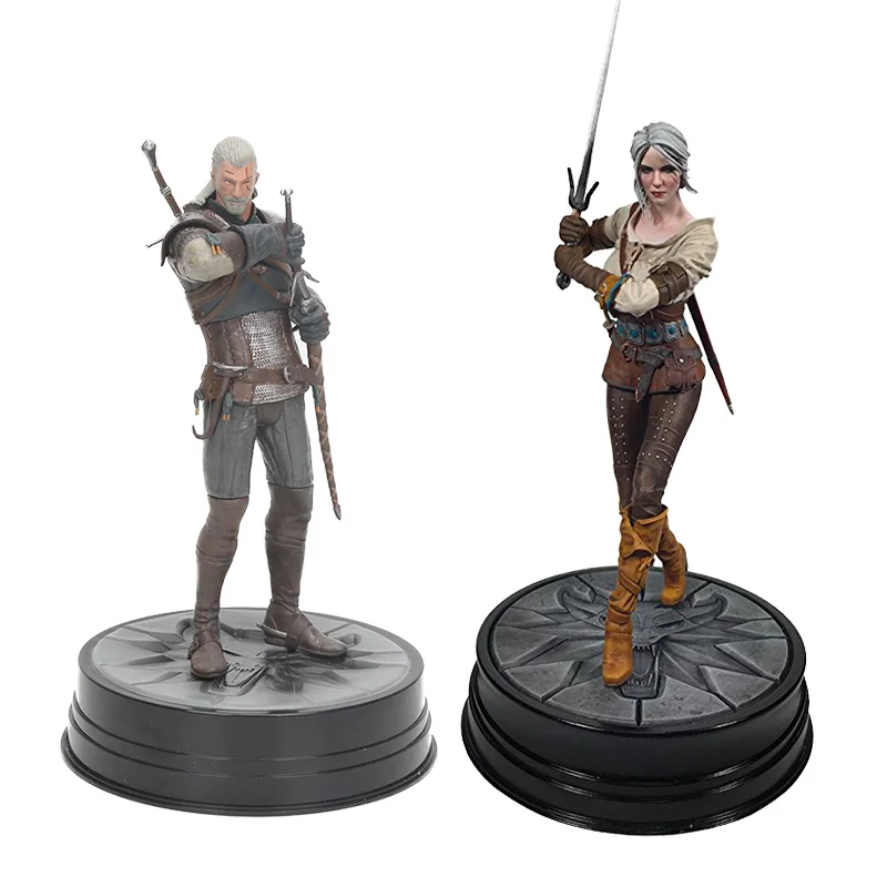 9-25 см Дикая Охота гералт Цири фигура гералт ривии Грандмастер ПВХ Фигурки экшн и игрушка Коллекция игрушек подарки