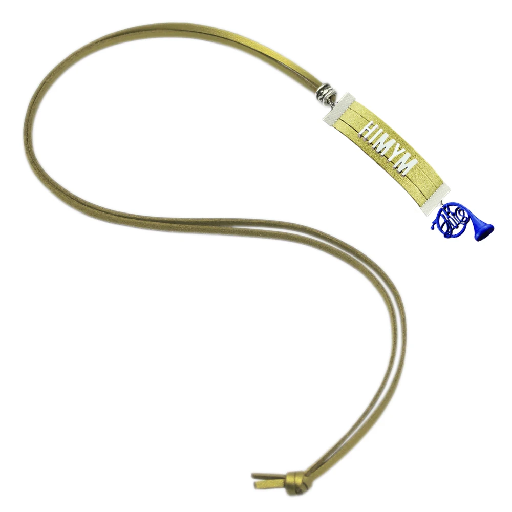 Модные сериалы Как я встретил вашу мать HIMYM синий французский Рог Шарм Подвеска