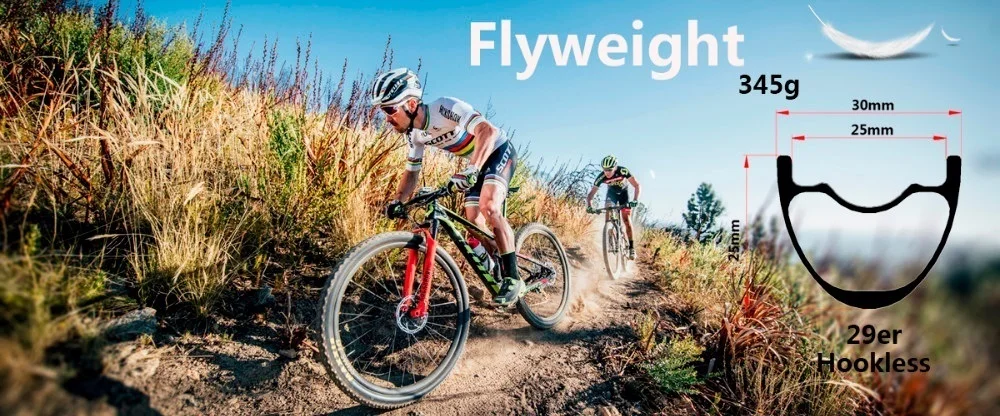 24 27 30 35 40 50 мм ширина 29er DH AM XC Эндуро Горный Велосипед карбоновый обод Асимметричная бескамерная готовая диски для MTB колес