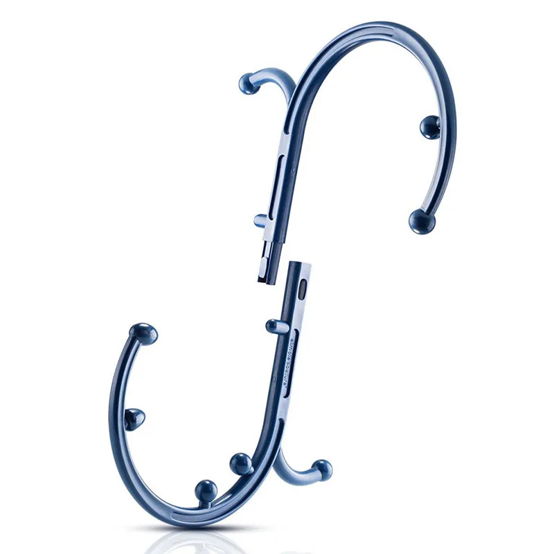 S образный самомассажный инструмент 10 ручек съемный многофункциональный