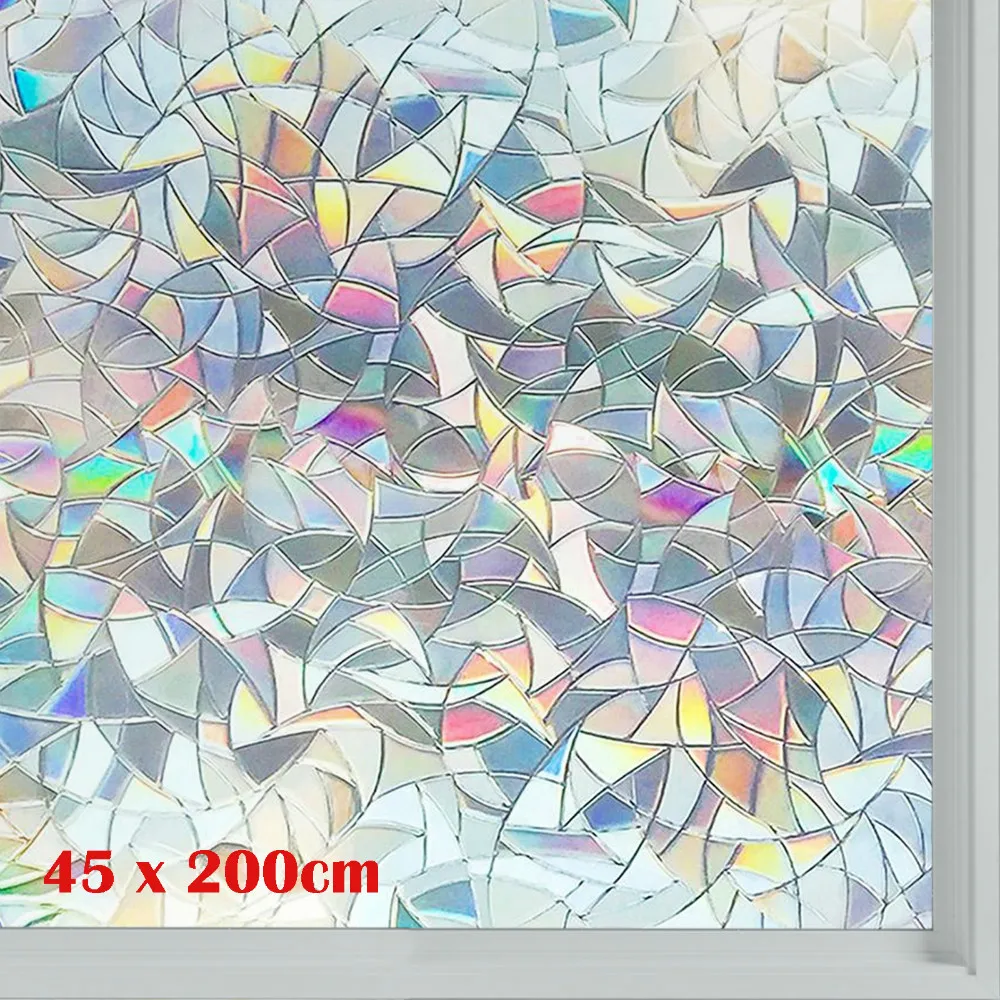 3D не клеящаяся статическая оконная стеклянная наклейка s индивидуальная декоративная оконная пленка для ванной комнаты, офиса, матовая наклейка, украшение для дома