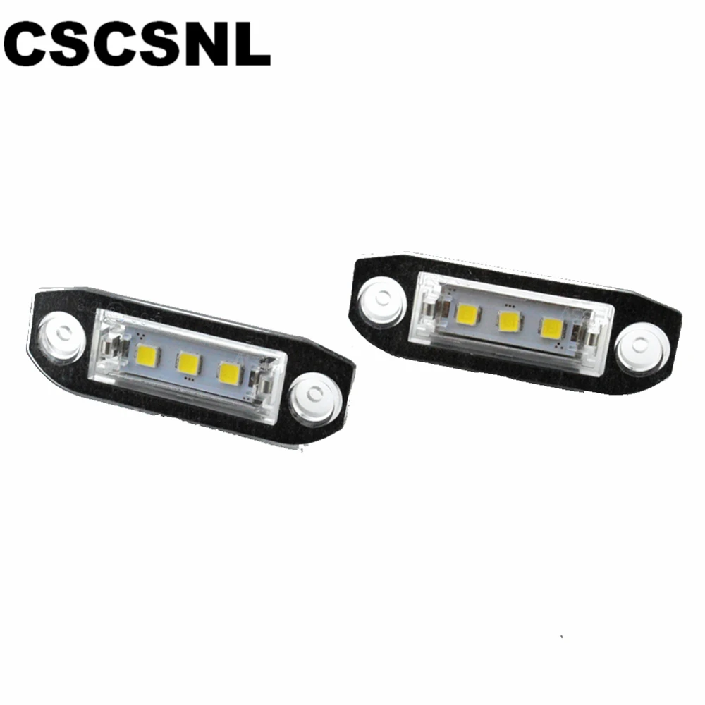 CSCSNL 2 шт. Canbus светодиодный номерной знак светильник для Volvo S80 XC90 S40 V60 XC60 S60 C70 V50 XC70 V70