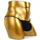 Мужские сексуальные шелковые трусы, прозрачные Экзотические трусы-бикини