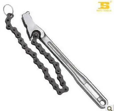 

BOSI Automotive Tools 9" Professional High-Carbon Steel Chain Pipe Wrench