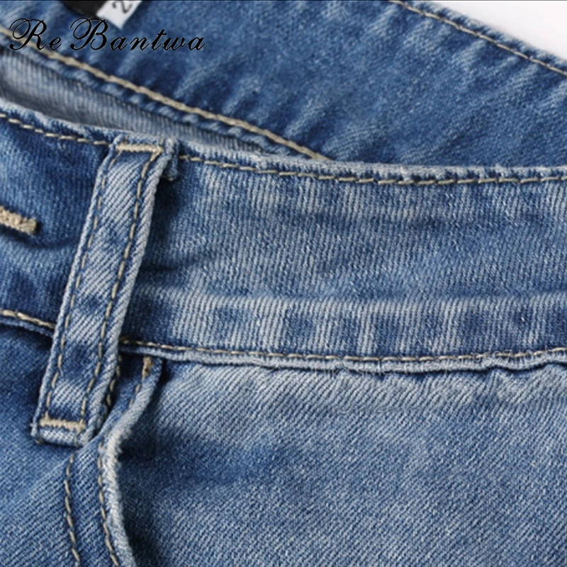 Rebantwa Autumn Harem Denim Pants Preppy Style Jean Trousers Hole Women Jeans Oversized Beggar Female Loose Skinny |
