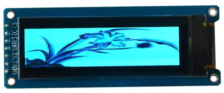 Maithoga 2,08 дюймов 7PIN SPI синий oled-экран с адаптером SH1122 Драйвер IC 256*64 IIC интерфейс
