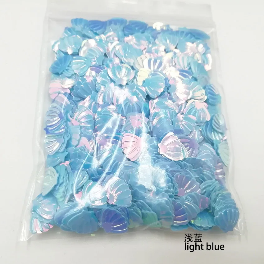 light blue 100 г Хамелеон AB Цвет оболочки блесток блеск одежды аксессуар, дизайн ногтей хлопья пайеток слизи Diy поставщиков - Цвет: light blue