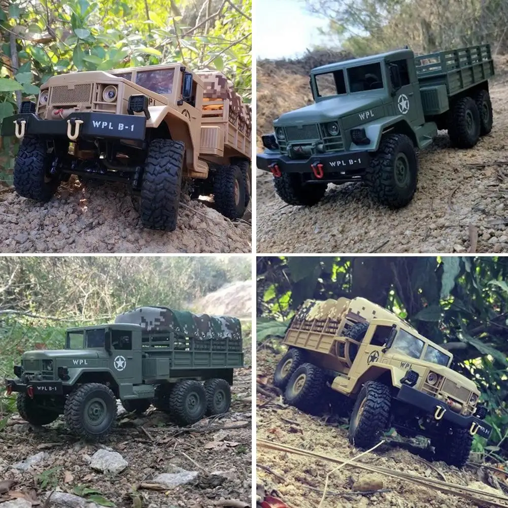WPL 1/16 RC автомобильные игрушки 6WD внедорожный автомобиль с беспроводным радио