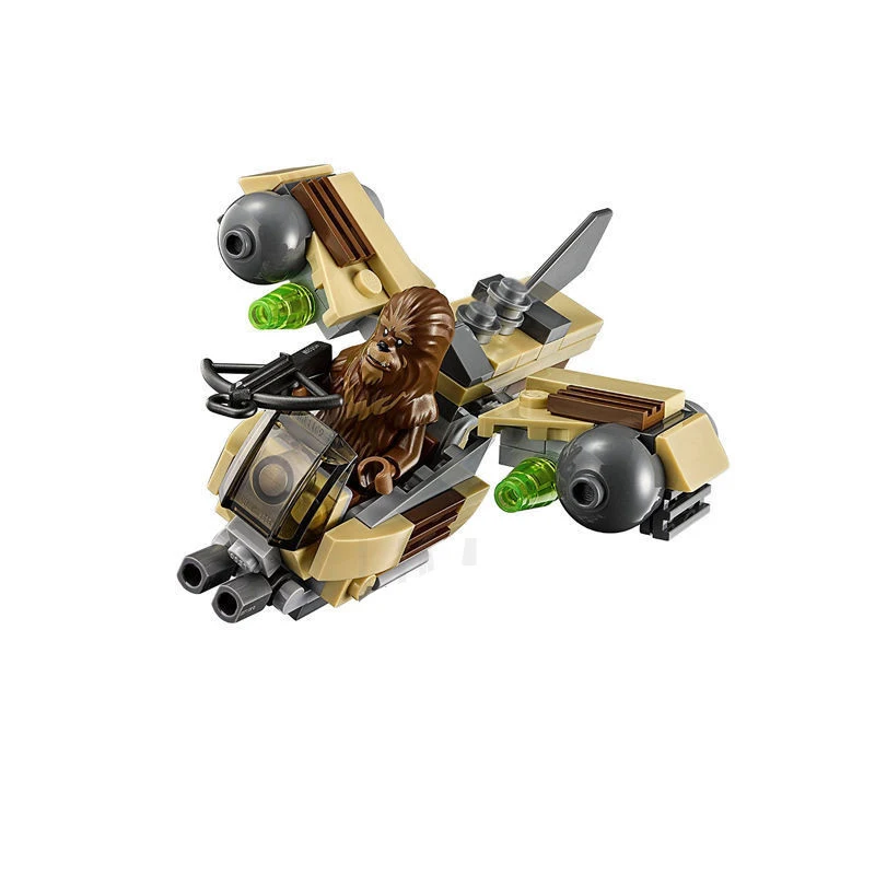 Маленькие кирпичи Звездные войны сопротивление на X-Wing TIE Расширенный прототип Micro Fighter Starwars Wookiee Gunboat строительные блоки игрушки