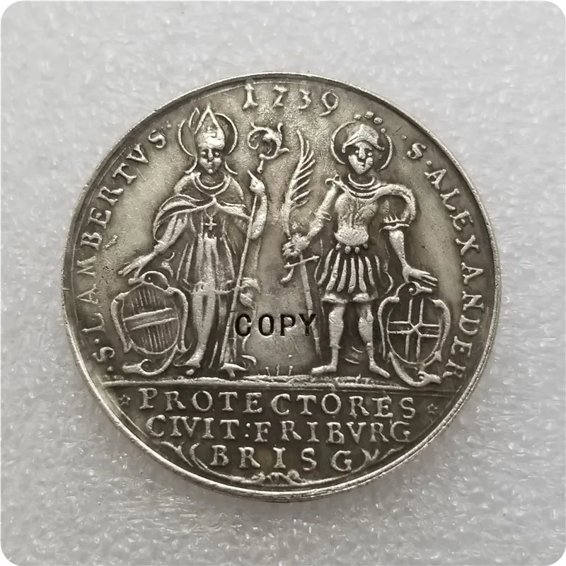THALER 1739 S.LAMBERTVS : S. Александр копия памятных монет медаль коллекционные