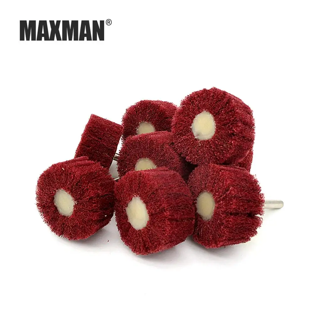 MAXMAN 2 дюйма 240/400/800 сетчатая Шлифовальная головка для ткани нержавеющая сталь