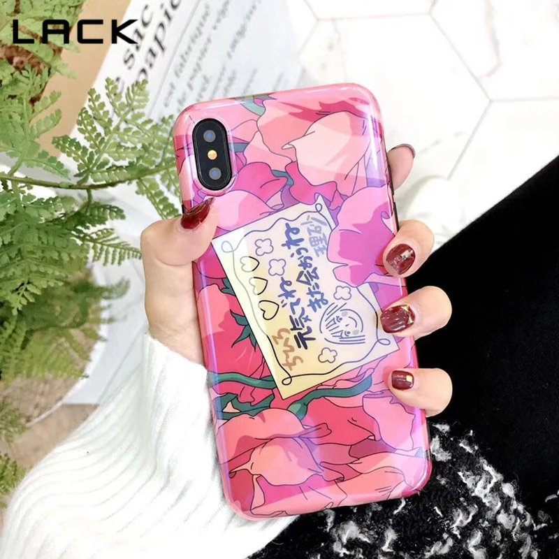 Мягкий чехол для iphone 7 6 s 8 Plus с цветочным рисунком розы Blu-ray задняя крышка X |