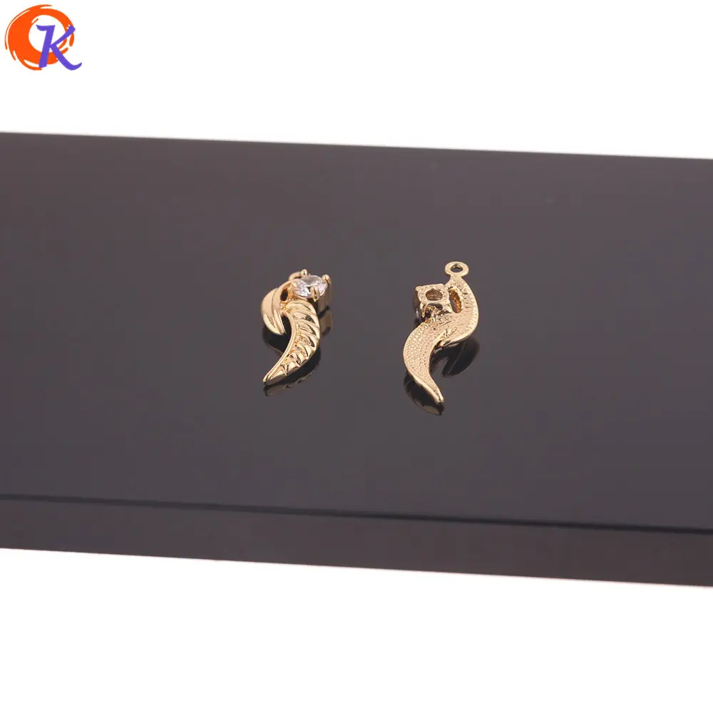 

Cordial Design 30Pcs 8*24MM Jewelry Accessories/Earrings Part/Charms/Hand Made/Genuine Gold Plating/DIY Making/Earring Findings